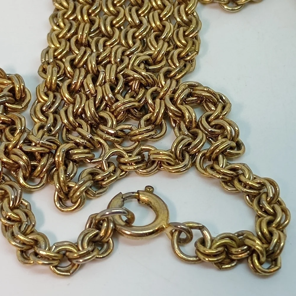 * Harley Davidson CVO Custom Vehicle Operations Gold Tone Key Necklace